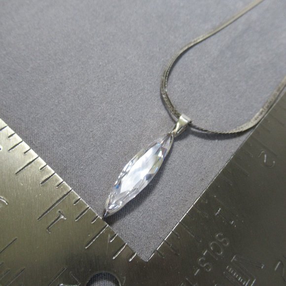 Ice Princess Pendant, Artisan Crystal Necklace Sterling Silver - Picture 7 of 8
